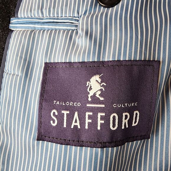 Stafford Blazer 46R Camel Hair Classic Fit Quiet Luxury Preppy Old Money Jacket‎ - Picture 4 of 13